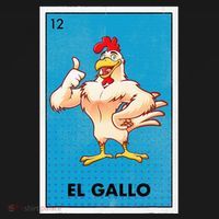 El Gallo Lottery Tradicional Vintage Rooster T-Shirt thumb 7