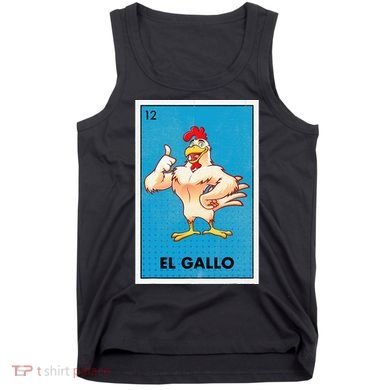 El Gallo Lottery Tradicional Vintage Rooster Tank Top