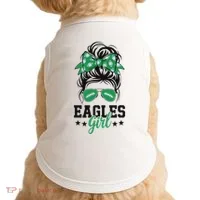Eagles Girl Messy Bun Doggie Tank thumb 0