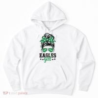 Eagles Girl Messy Bun Hoodie thumb 0
