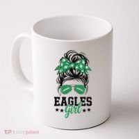 Eagles Girl Messy Bun Coffee Mug thumb 0