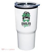 Eagles Girl Messy Bun Tumbler thumb 0