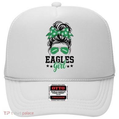 Eagles Girl Messy Bun Hat