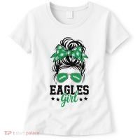 Eagles Girl Messy Bun Women's T-Shirt thumb 0