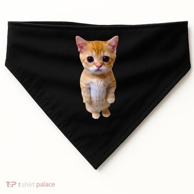 El Gato Meme Sad Crying Cat Munchkin Kitty Meme Trendy USA-Made Doggie Bandana