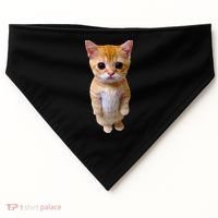 El Gato Meme Sad Crying Cat Munchkin Kitty Meme Trendy USA-Made Doggie Bandana thumb 0