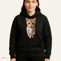 El Gato Meme Sad Crying Cat Munchkin Kitty Meme Trendy Hoodie thumb 5