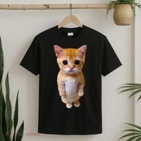 El Gato Meme Sad Crying Cat Munchkin Kitty Meme Trendy T-Shirt thumb 2