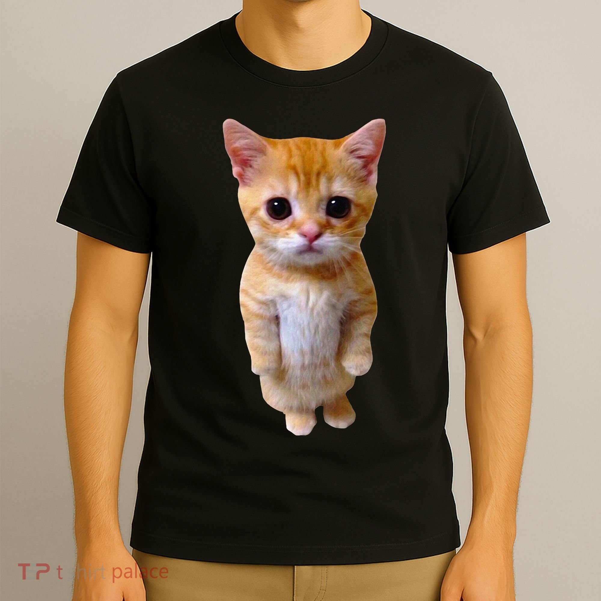 El Gato Meme Sad Crying Cat Munchkin Kitty Meme Trendy T-Shirt