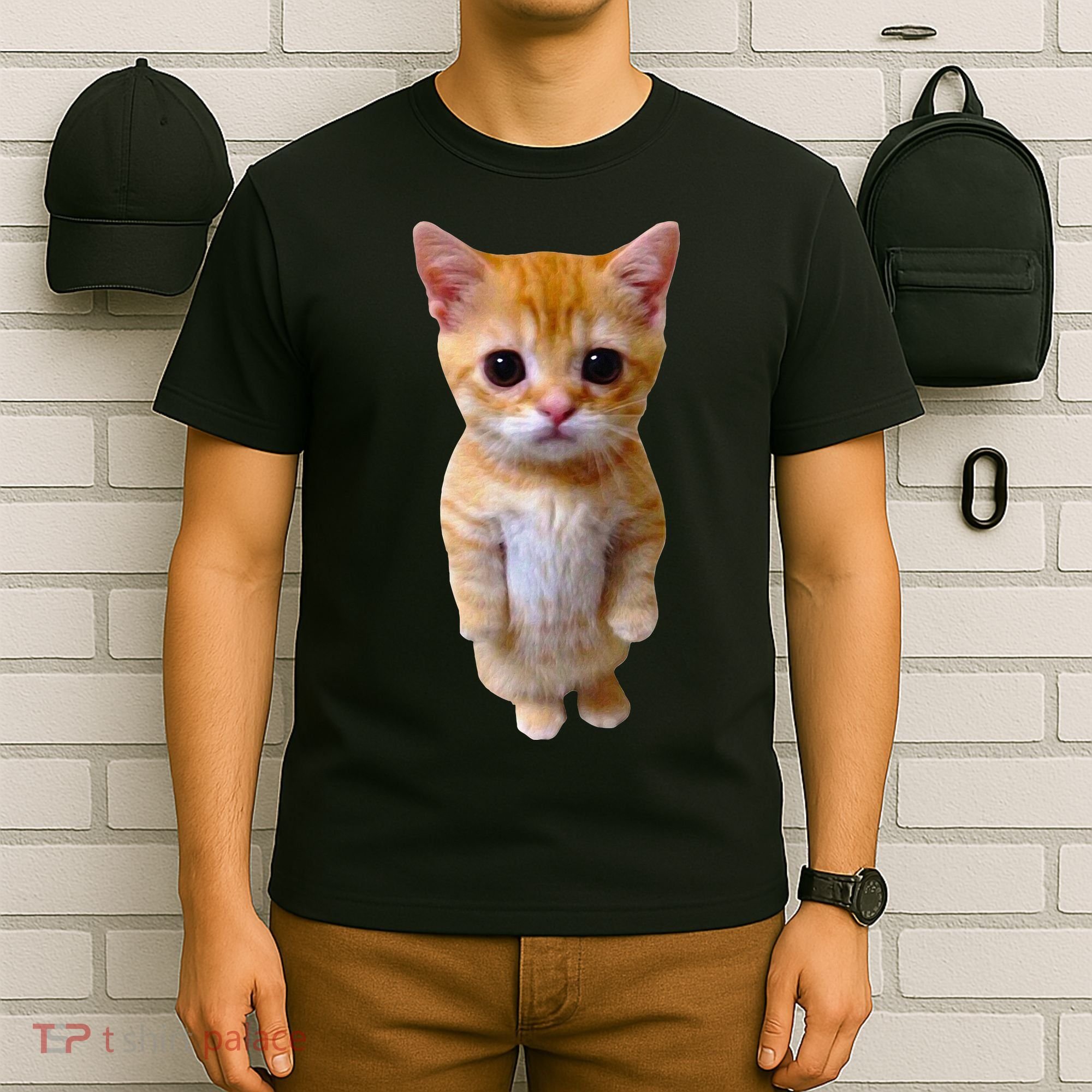 El Gato Meme Sad Crying Cat Munchkin Kitty Meme Trendy T-Shirt