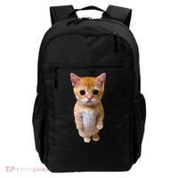 El Gato Meme Sad Crying Cat Munchkin Kitty Meme Trendy Backpack thumb 0