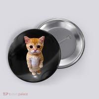 El Gato Meme Sad Crying Cat Munchkin Kitty Meme Trendy Button thumb 0