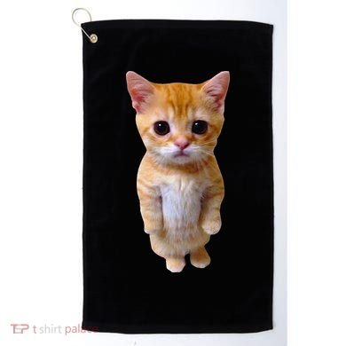 El Gato Meme Sad Crying Cat Munchkin Kitty Meme Trendy Golf Towel