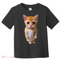 El Gato Meme Sad Crying Cat Munchkin Kitty Meme Trendy Toddler T-Shirt thumb 0