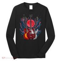 Electric Guitar Musical Instrut Guitarist Guitar Funny Gift Long Sleeve Shirt thumb 0