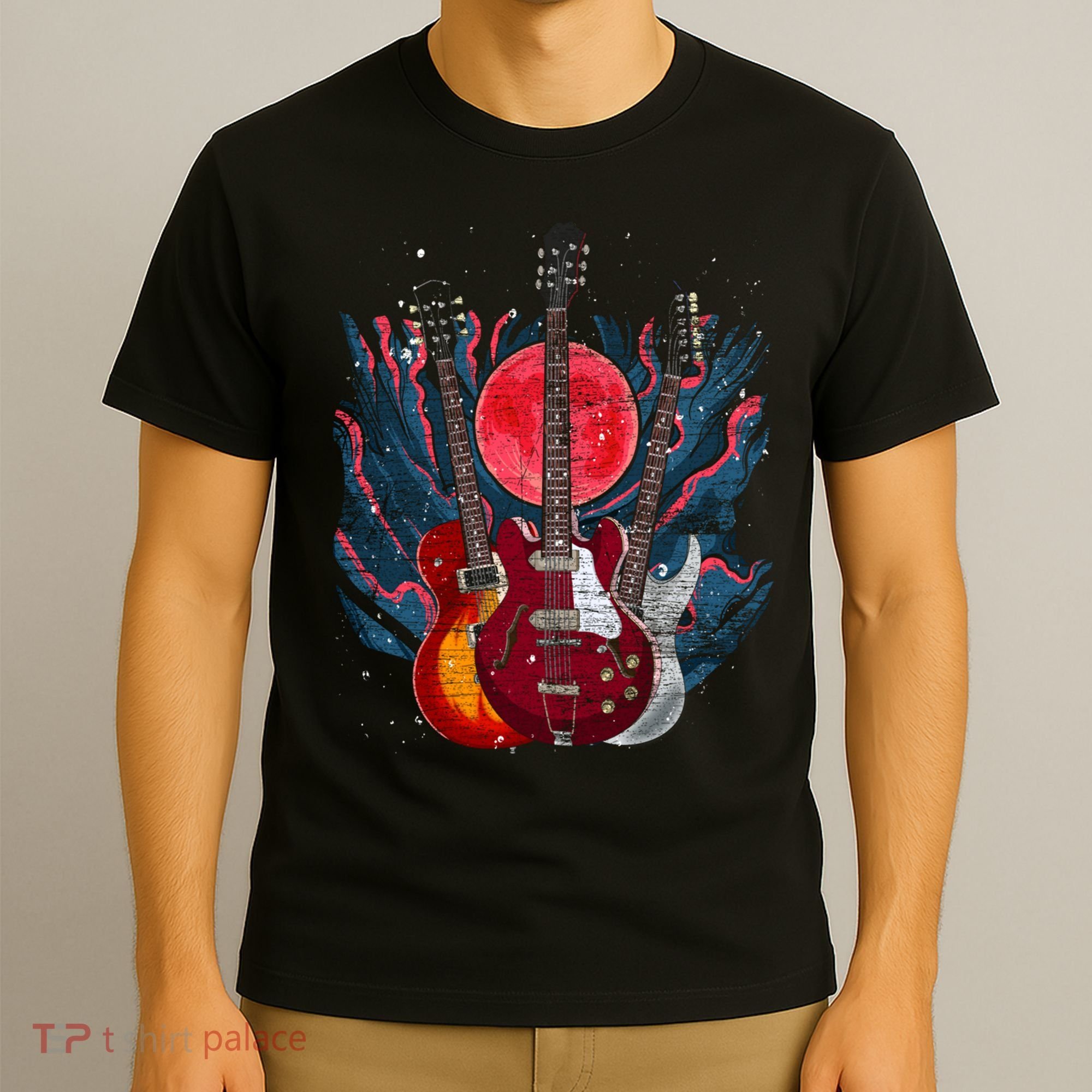 Electric Guitar Musical Instrut Guitarist Guitar Funny Gift T-Shirt