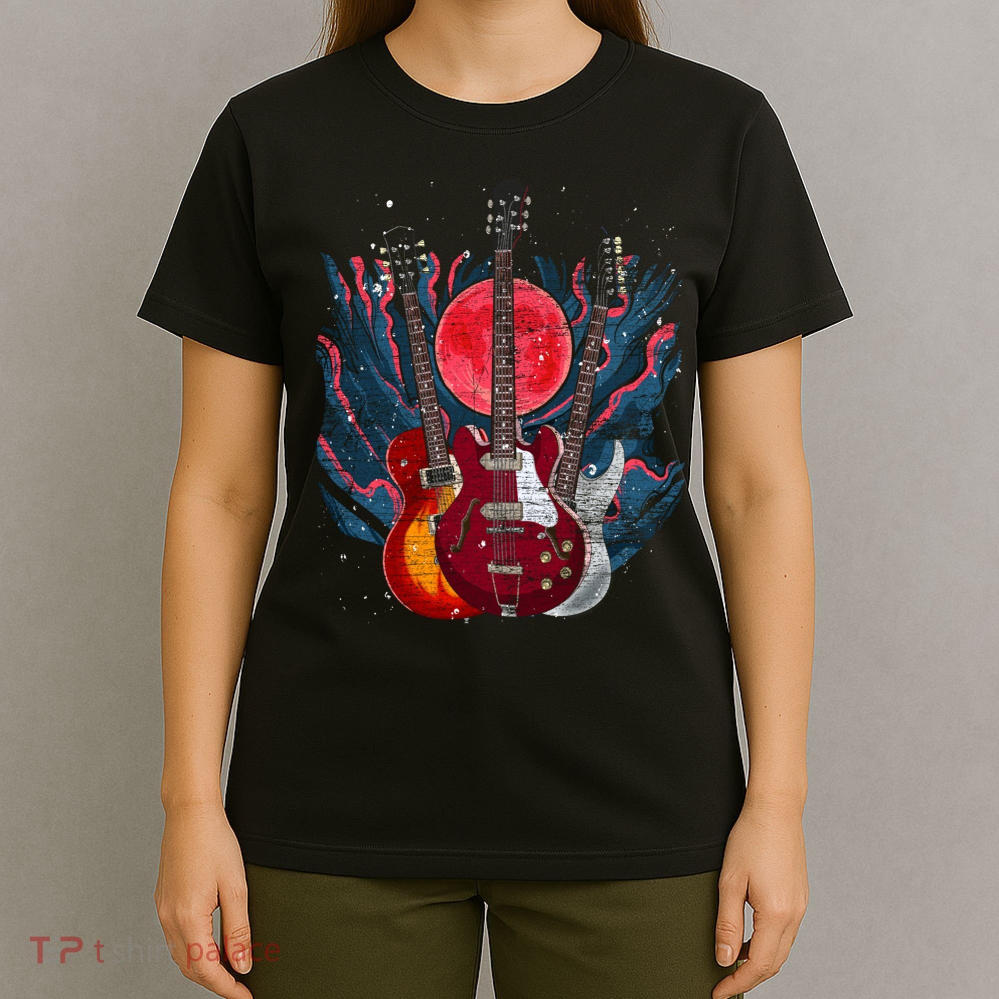 Electric Guitar Musical Instrut Guitarist Guitar Funny Gift T-Shirt