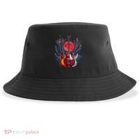 Electric Guitar Musical Instrut Guitarist Guitar Funny Gift Sustainable Bucket Hat thumb 0