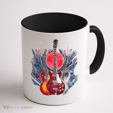 Electric Guitar Musical Instrut Guitarist Guitar Funny Gift Coffee Mug back