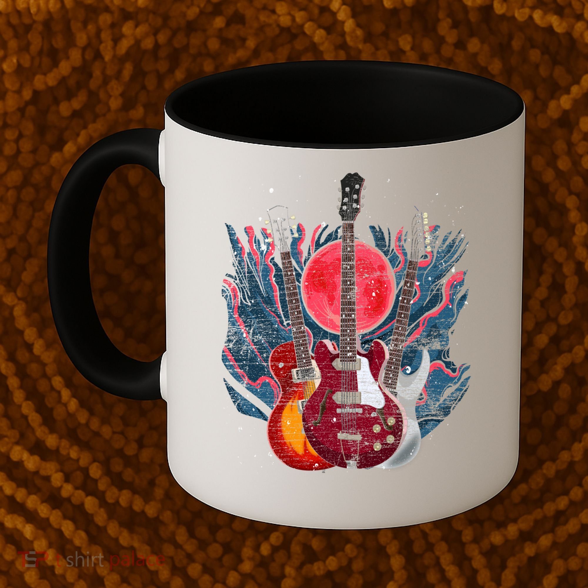 Electric Guitar Musical Instrut Guitarist Guitar Funny Gift Coffee Mug