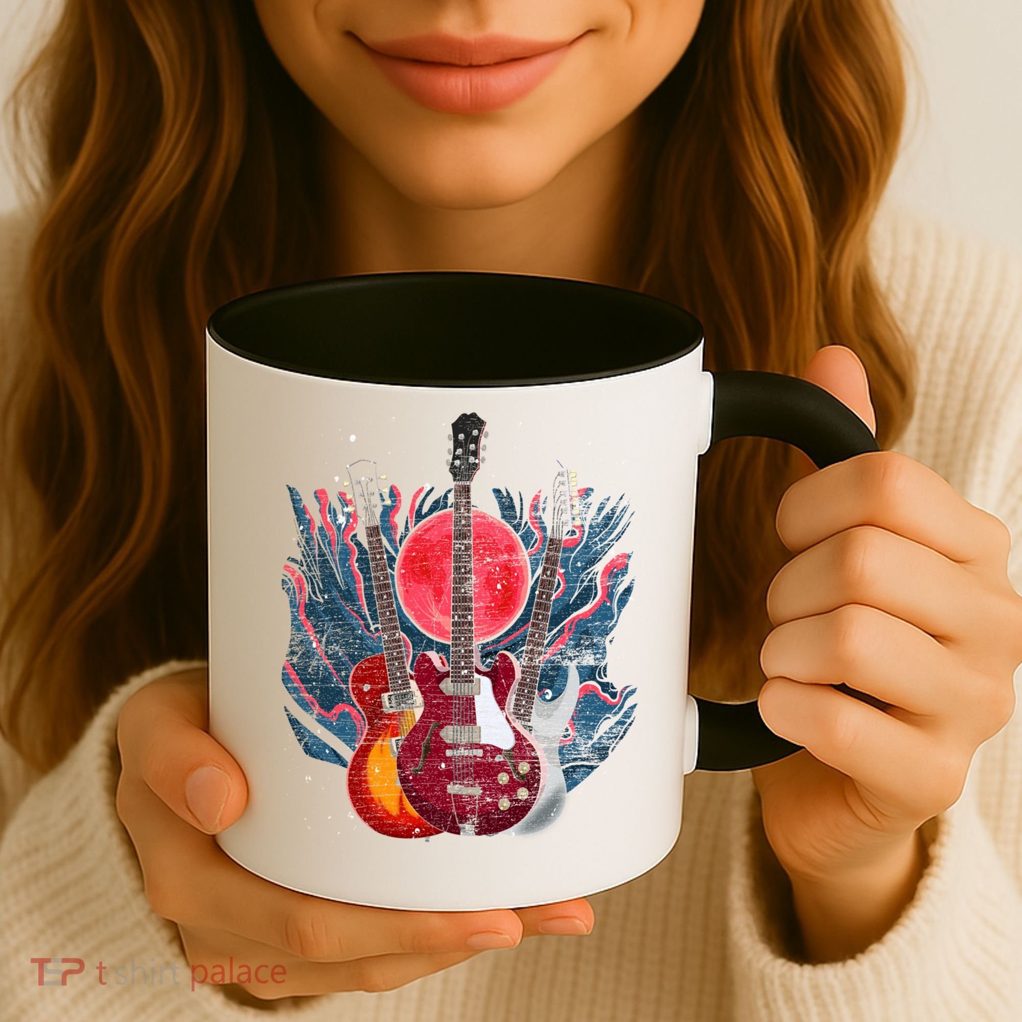 Electric Guitar Musical Instrut Guitarist Guitar Funny Gift Coffee Mug