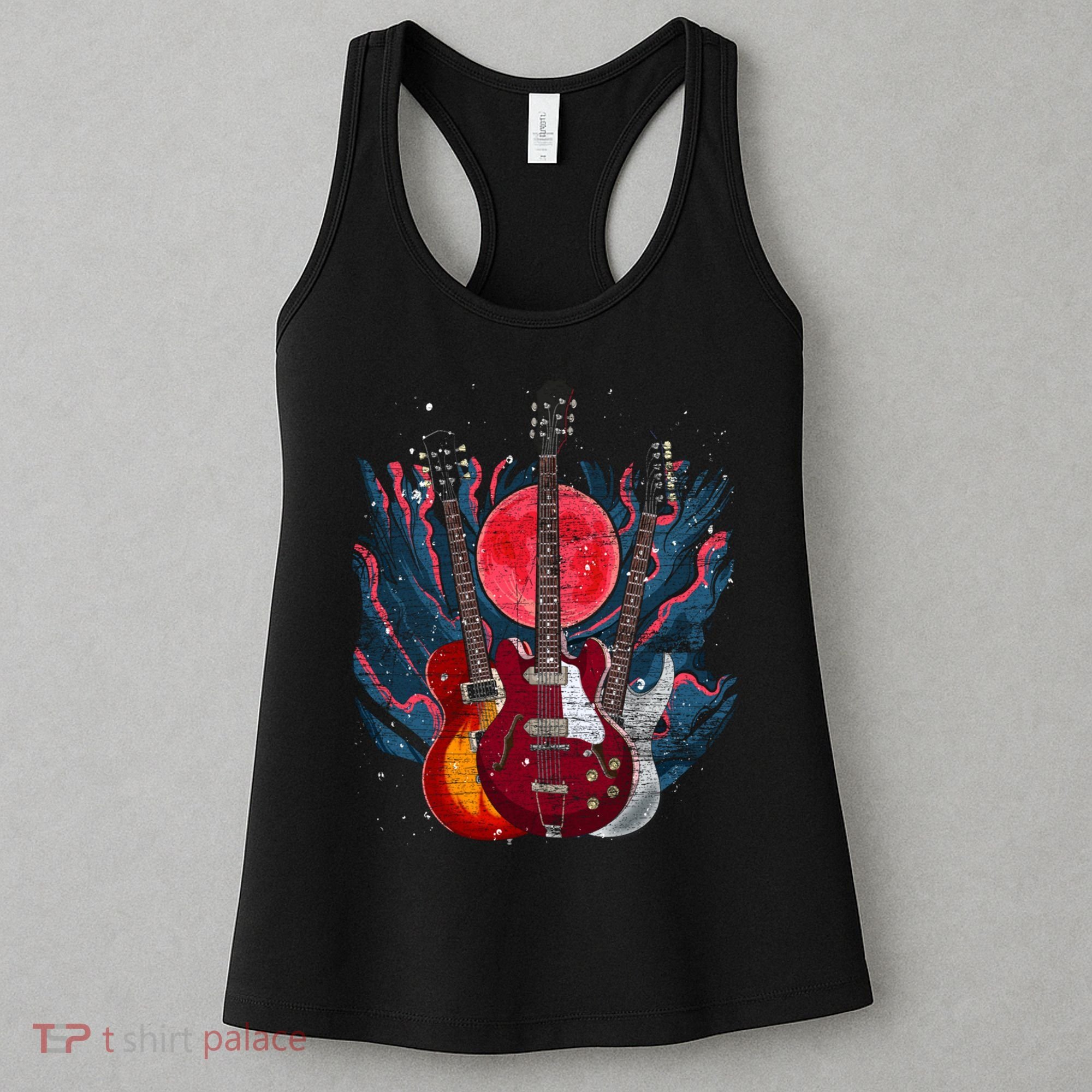 Electric Guitar Musical Instrut Guitarist Guitar Funny Gift Women's Tank Top
