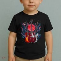 Electric Guitar Musical Instrut Guitarist Guitar Funny Gift Toddler T-Shirt thumb 2