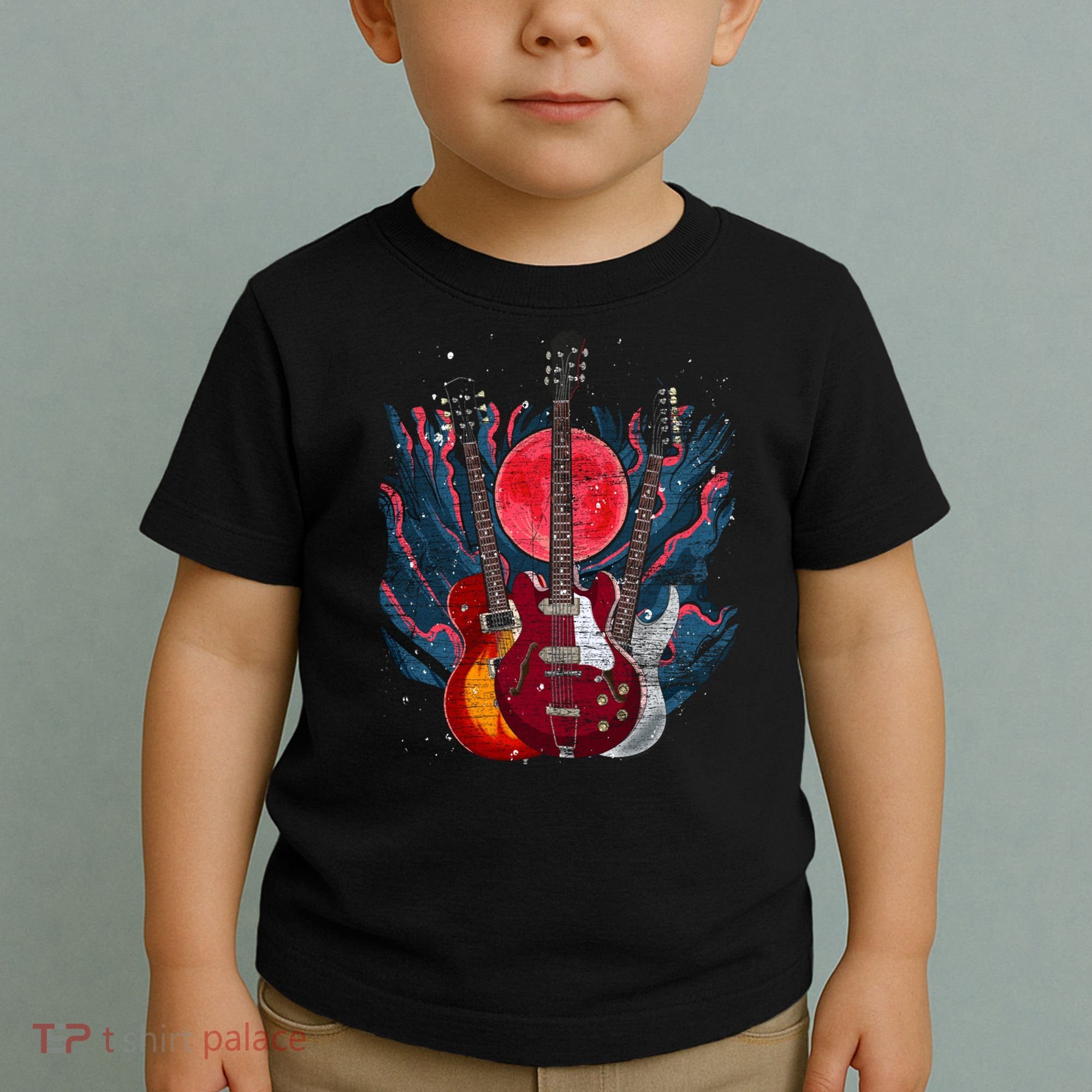 Electric Guitar Musical Instrut Guitarist Guitar Funny Gift Toddler T-Shirt