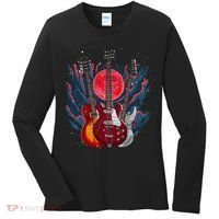 Electric Guitar Musical Instrut Guitarist Guitar Funny Gift Women's Long Sleeve Shirt thumb 0