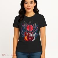 Electric Guitar Musical Instrut Guitarist Guitar Funny Gift Women's T-Shirt thumb 4
