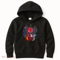 Electric Guitar Musical Instrut Guitarist Guitar Funny Gift Kids Hoodie thumb 0
