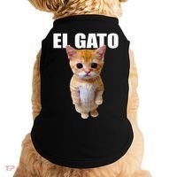 El Gato Meme Sad Crying Cat Munchkin Kitty Meme Trendy Doggie Tank thumb 0