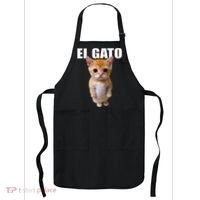 El Gato Meme Sad Crying Cat Munchkin Kitty Meme Trendy Apron thumb 0