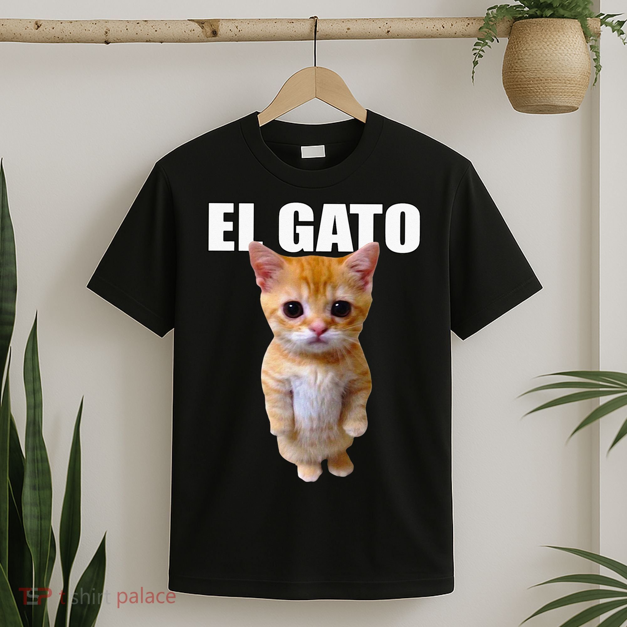 El Gato Meme Sad Crying Cat Munchkin Kitty Meme Trendy T-Shirt