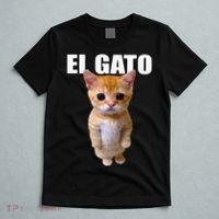 El Gato Meme Sad Crying Cat Munchkin Kitty Meme Trendy T-Shirt thumb 5