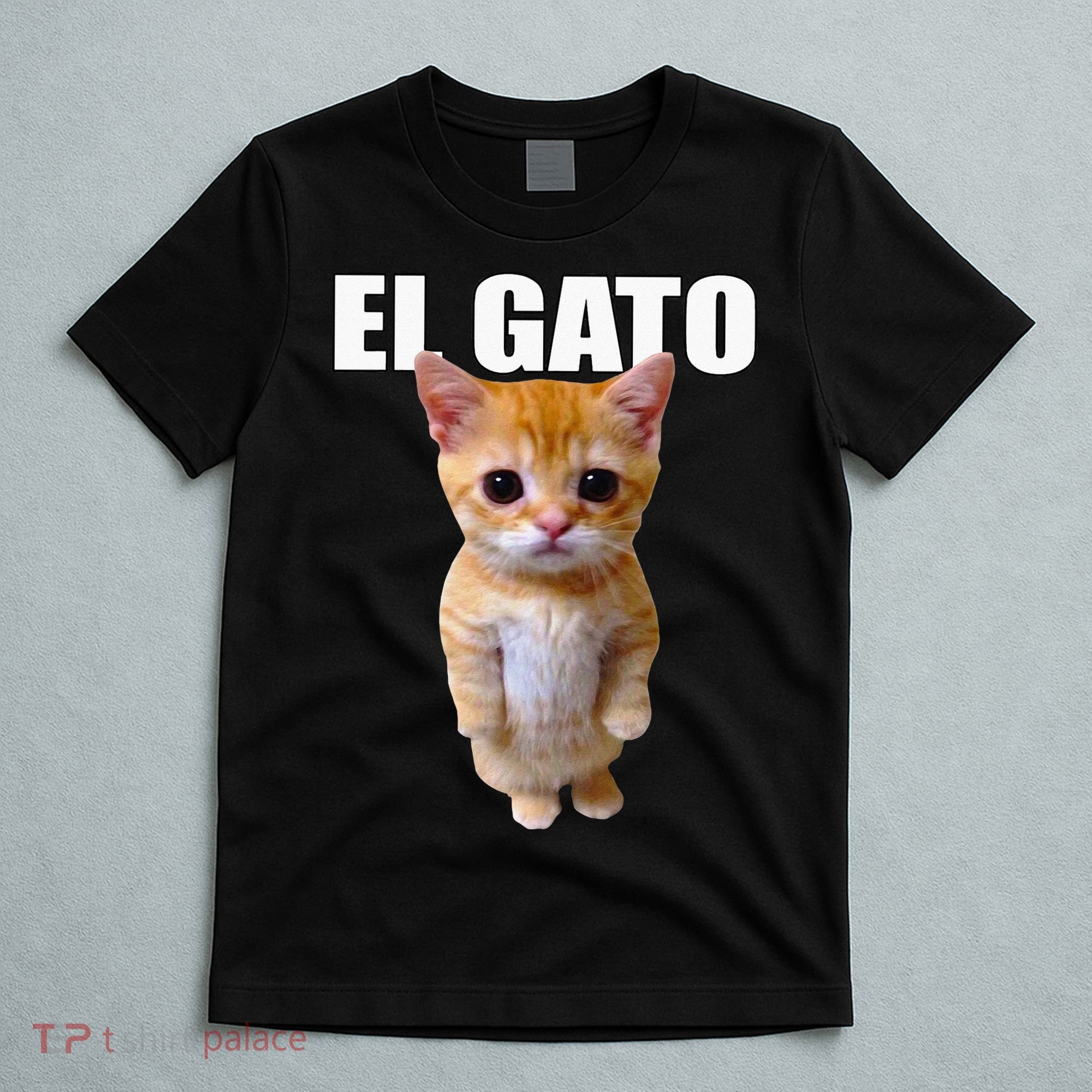 El Gato Meme Sad Crying Cat Munchkin Kitty Meme Trendy T-Shirt