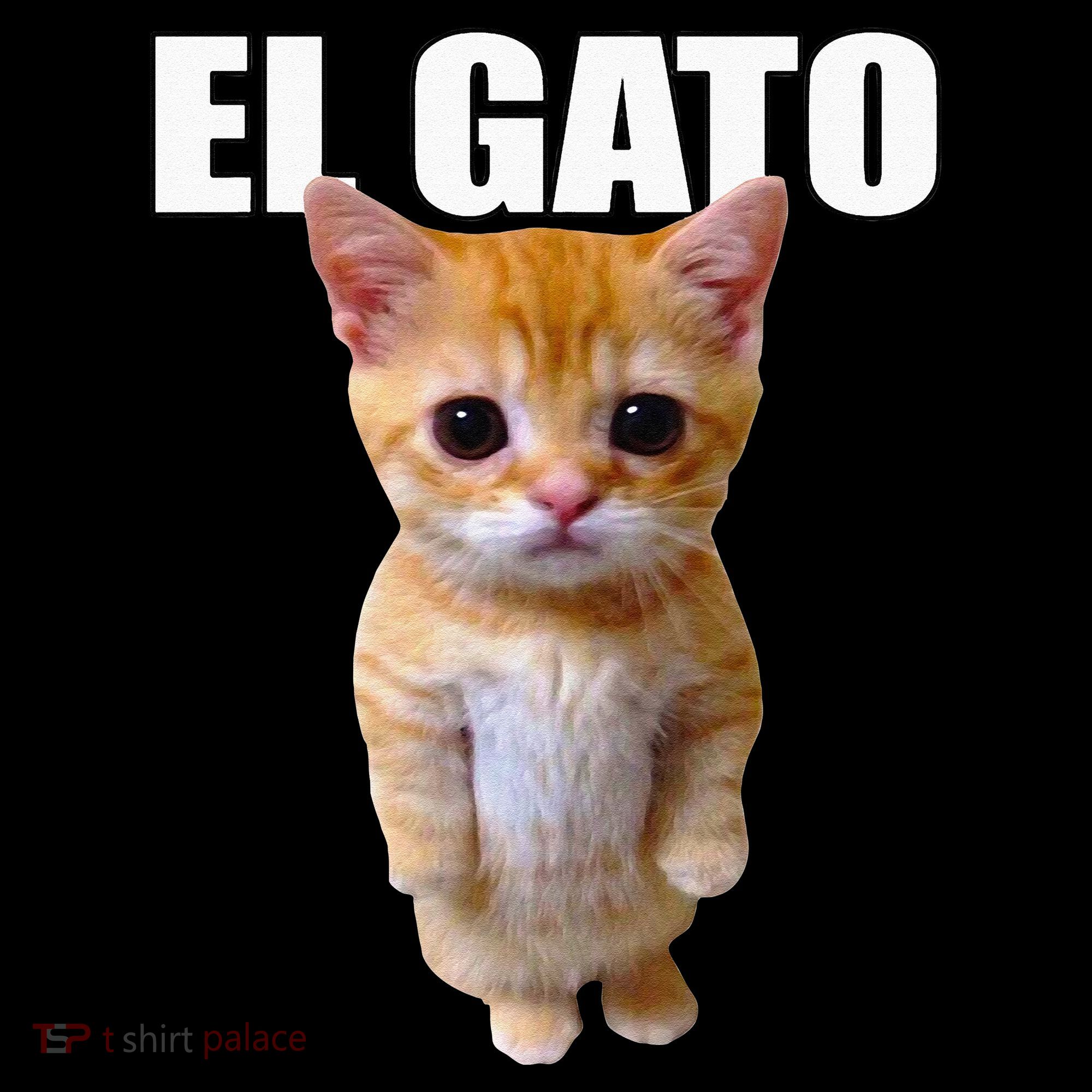 El Gato Meme Sad Crying Cat Munchkin Kitty Meme Trendy T-Shirt