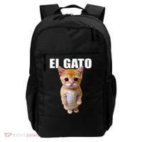 El Gato Meme Sad Crying Cat Munchkin Kitty Meme Trendy Backpack thumb 0