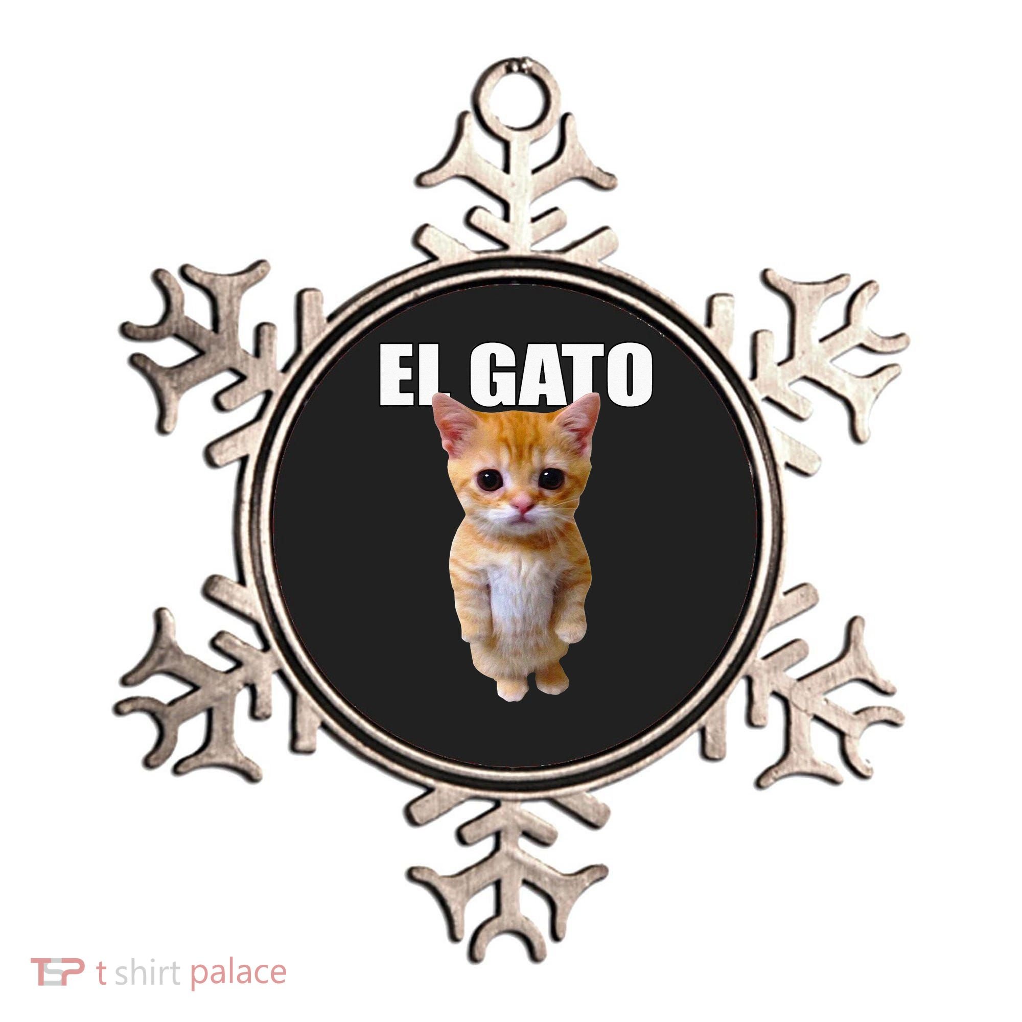 El Gato Meme Sad Crying Cat Munchkin Kitty Meme Trendy Ornament