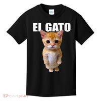 El Gato Meme Sad Crying Cat Munchkin Kitty Meme Trendy Kids T-Shirt thumb 0