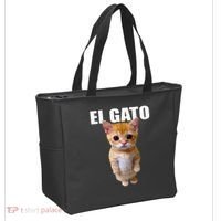 El Gato Meme Sad Crying Cat Munchkin Kitty Meme Trendy Tote Bag thumb 2