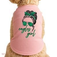 Eagles Girl Messy Bun Doggie Tank thumb 0