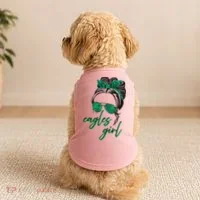 Eagles Girl Messy Bun Doggie Tank thumb 2