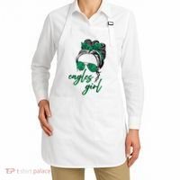 Eagles Girl Messy Bun Apron thumb 2