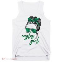 Eagles Girl Messy Bun Tank Top thumb 0