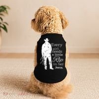Every Girl Needs A Little Rip In Her Jeans Doggie Tank thumb 2