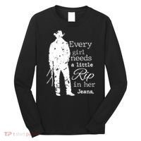 Every Girl Needs A Little Rip In Her Jeans Long Sleeve Shirt thumb 0