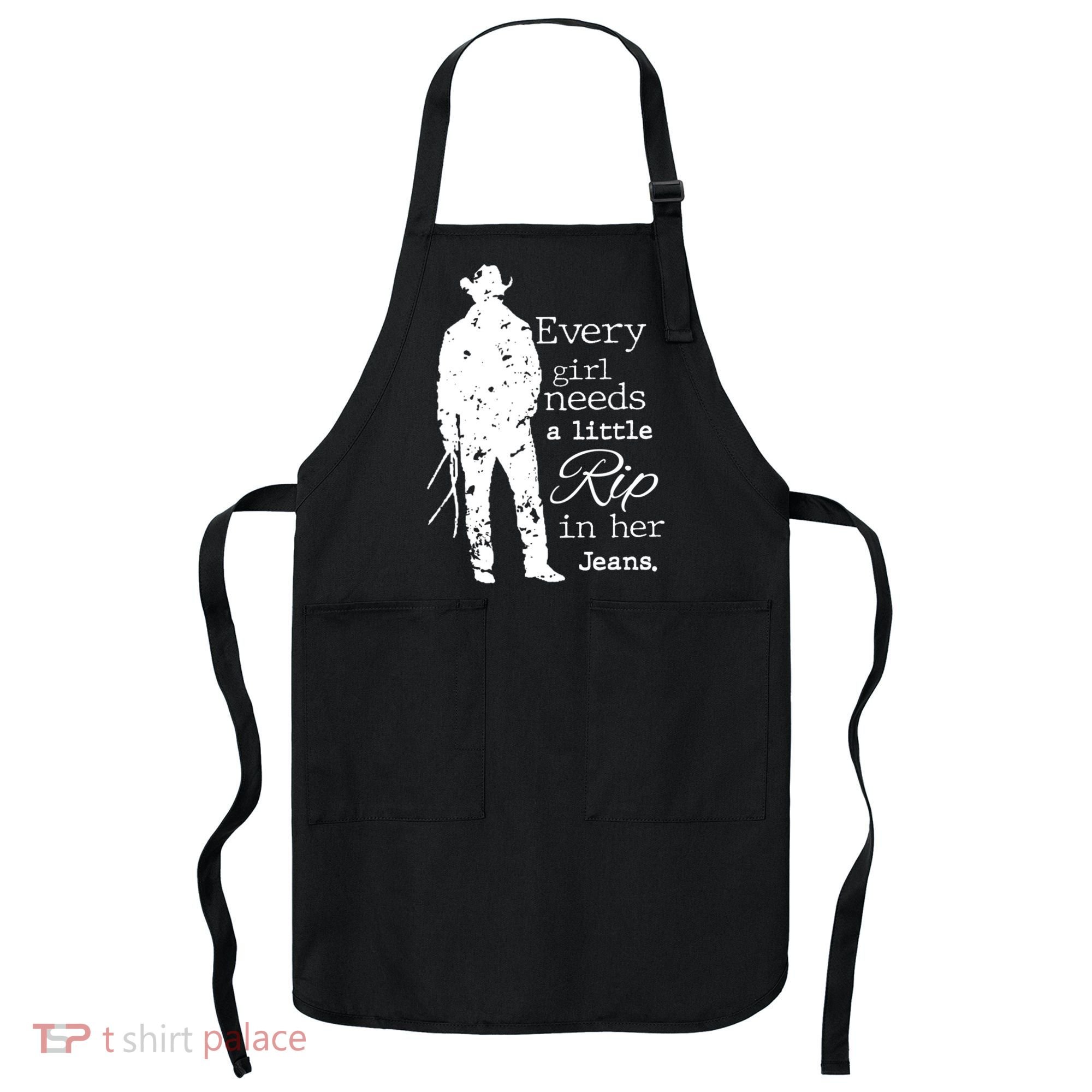 Every Girl Needs A Little Rip In Her Jeans Apron