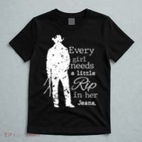 Every Girl Needs A Little Rip In Her Jeans T-Shirt thumb 5