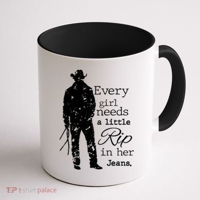 Every Girl Needs A Little Rip In Her Jeans Coffee Mug back